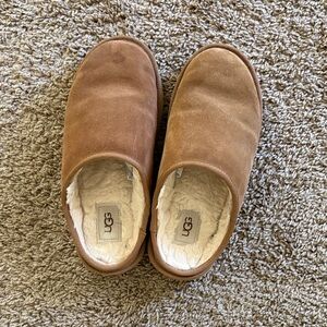 UGG Tan Suede Slippers